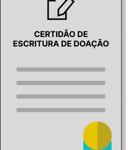 CERTIDÃO DE ESCRITURA DE DOAÇÃO