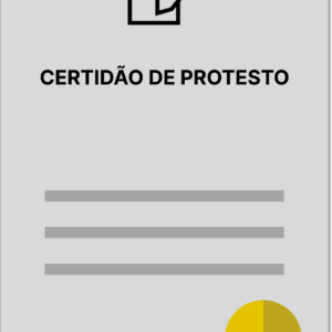 CERTIDÃO DE PROTESTO