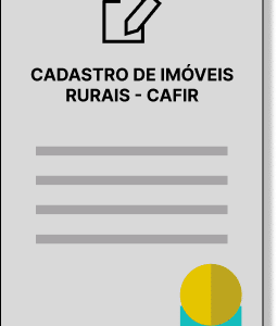 CADASTRO DE IMÓVEIS RURAIS - CAFIR