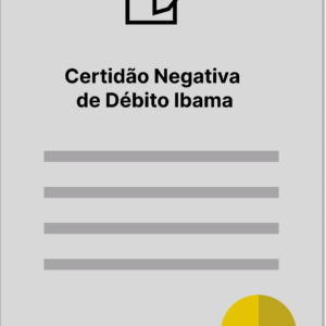 CERTIDÃO NEGATIVA DE DÉBITO IBAMA