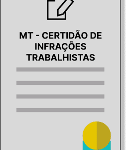 MT - Certidão de Infrações Trabalhistas