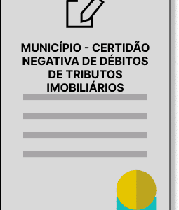 Município - Certidão Negativa de Débitos de Tributos Imobiliários