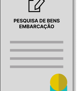 PESQUISA DE BENS EMBARCAÇÃO