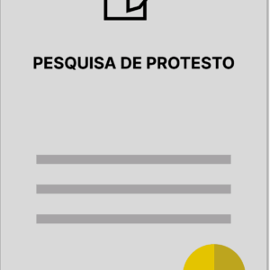PESQUISA DE PROTESTO